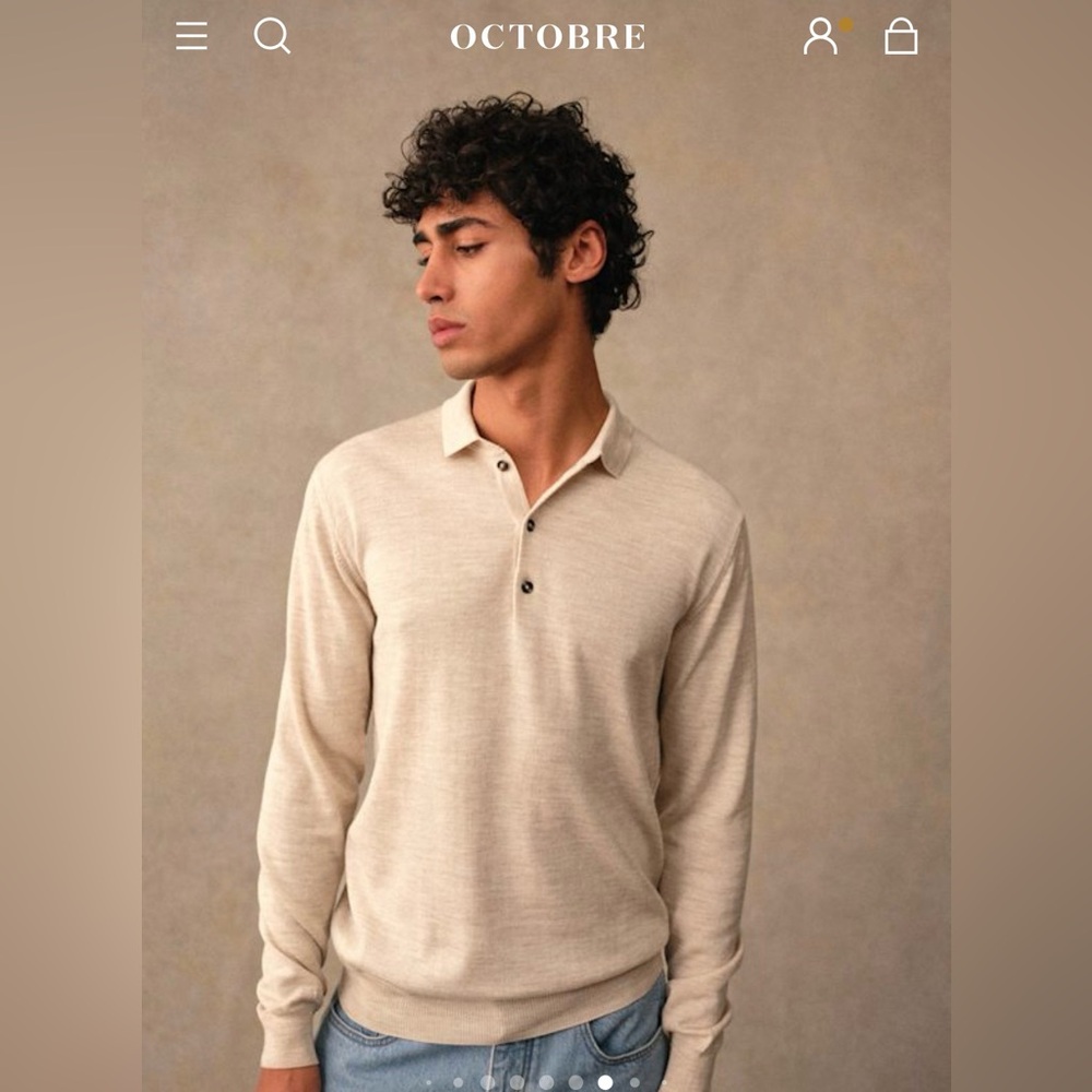 OCTOBRE merino wool sweater
